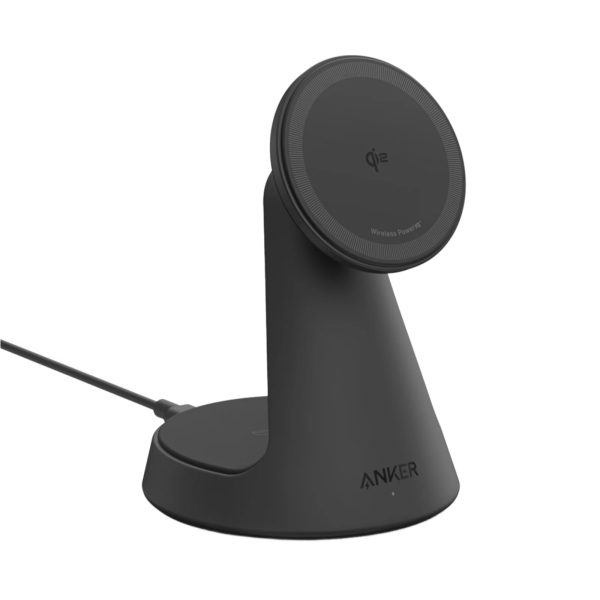 شارژر بی سیم انکر Anker MagSafe Compatible 2-in-1 Charging Stand 15W Qi2 - مدل A25M7
